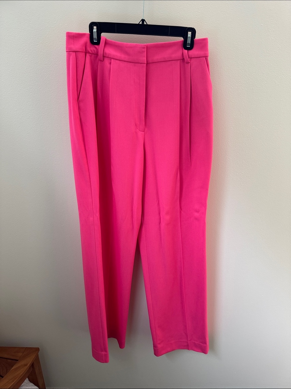High-Rise Tailored Pink Women's Pants